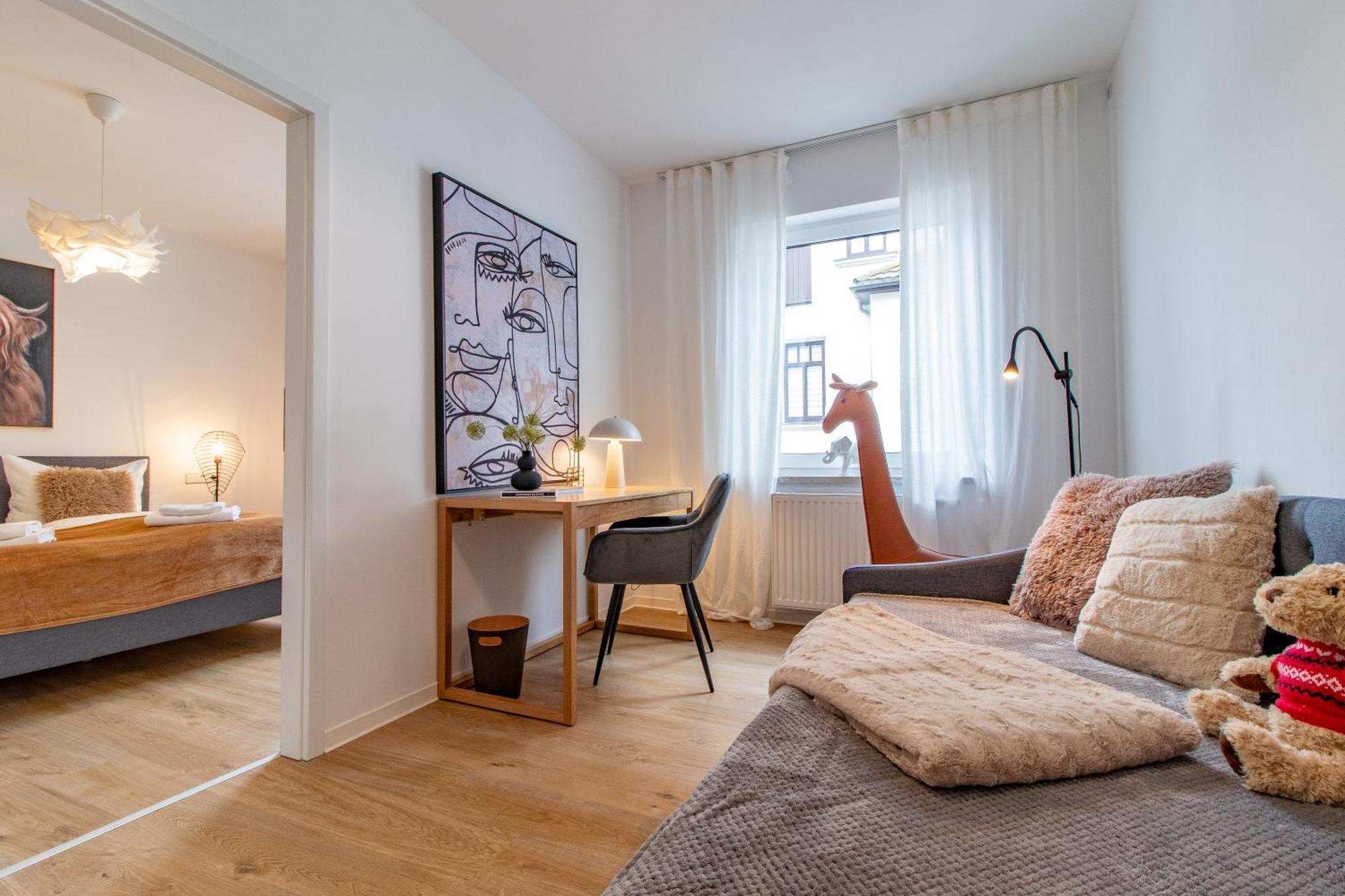 Stilvolles City-Apartment I Netflix I Wlan L Stellplatz I Zentral シュヴァルツェンベルク エクステリア 写真