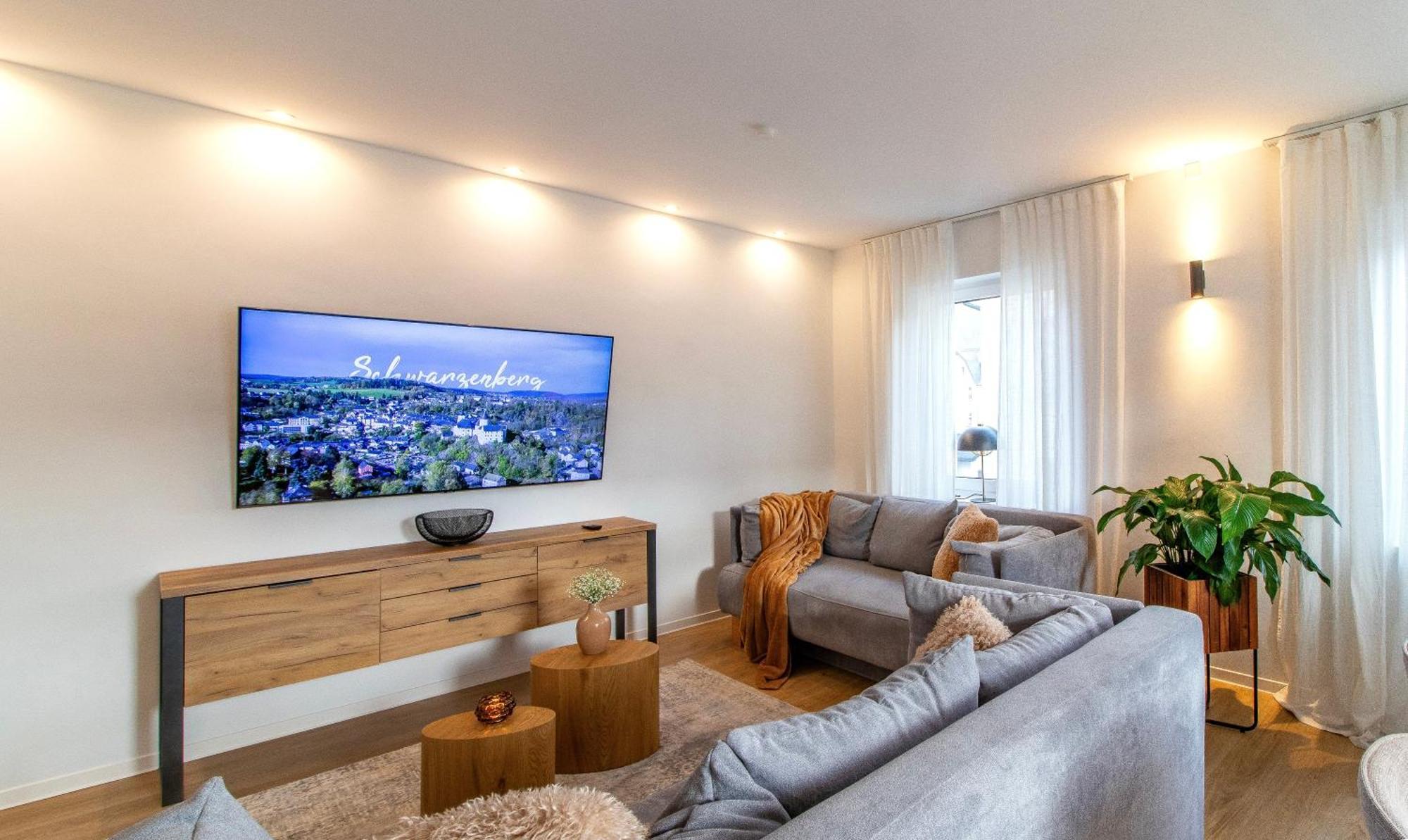Stilvolles City-Apartment I Netflix I Wlan L Stellplatz I Zentral シュヴァルツェンベルク エクステリア 写真